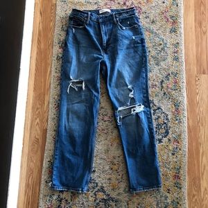 Abercrombie Straight Crop Jean